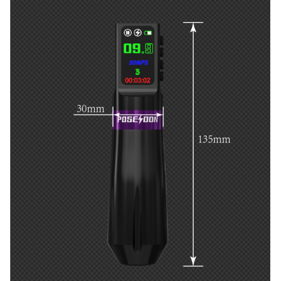 POSEIDON| SUELTA TATTOO WIRELESS PEN MACHINE #HM133